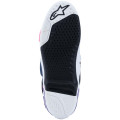 Bottes Alpinestars tech 10 blanc/violet/bleu/rose | Oxmoto