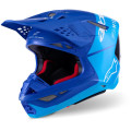 Casque Alpinestars SM10 Flood bleu, Supertech M10 | Oxmoto