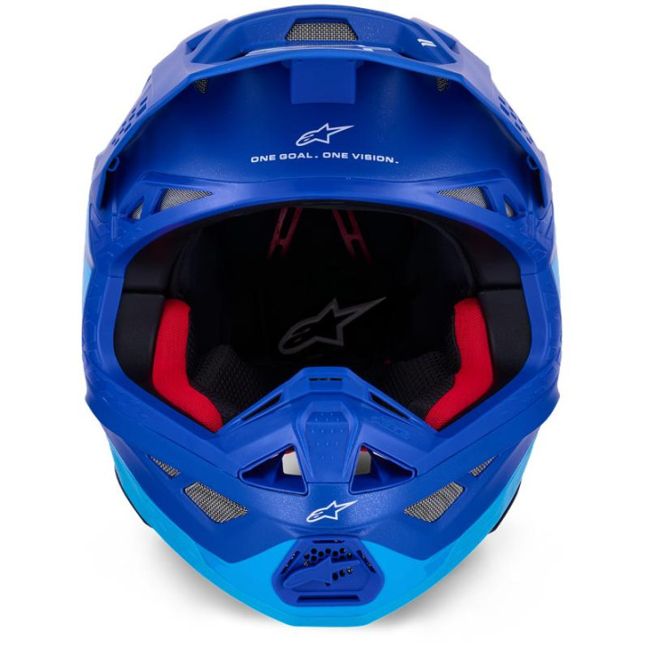 Casque Alpinestars supertech m10 (s-m10) flood bleu | Oxmoto