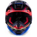 Casque Alpinestars supertech m10 (s-m10) era bleu/rouge/jaune