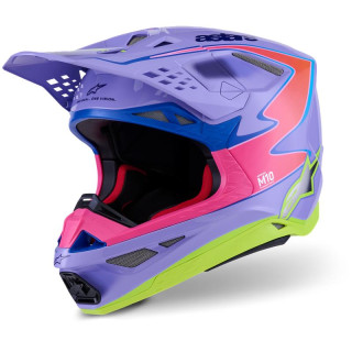 Casque Alpinestars supertech m10 (s-m10) jett lawrence r01 violet