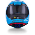 Casque Alpinestars supertech m10 (s-m10) flood bleu | Oxmoto