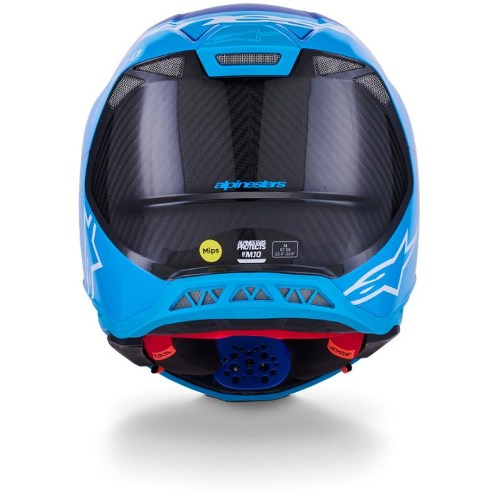 Casque Alpinestars SM10 Flood bleu, Supertech M10 | Oxmoto