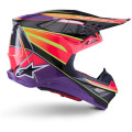 Casque Alpinestars supertech m10 (s-m10) era rose/violet/jaune