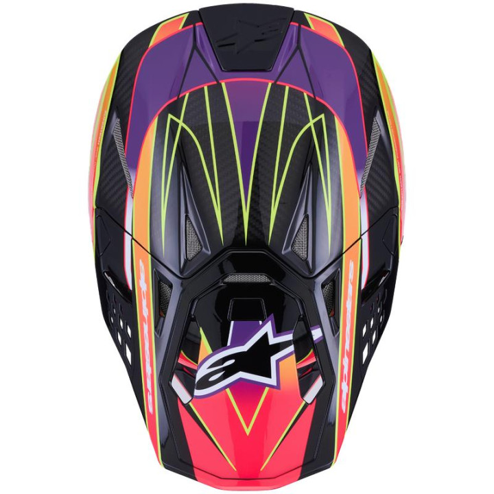 Casque Alpinestars supertech m10 (s-m10) era rose/violet/jaune