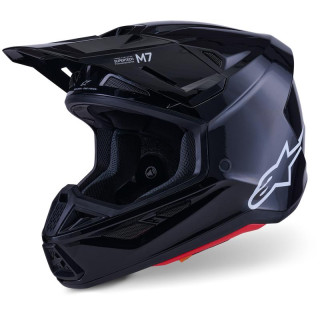 Casque Alpinestars s-m7 solid noir 8301326-1180-XS | Oxmoto