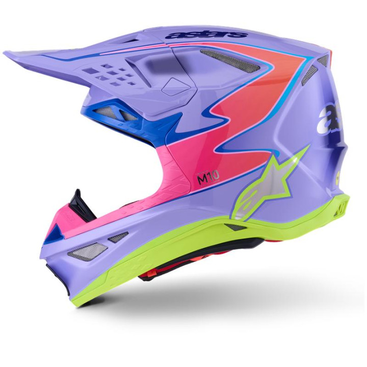 Casque Alpinestars supertech m10 (s-m10) jett lawrence r01 violet