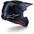 Casque Alpinestars s-m7 solid noir 8301326-1180-XS | Oxmoto