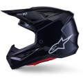 Casque Alpinestars s-m7 solid noir 8301326-1180-XS | Oxmoto