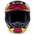 Casque Alpinestars s-m7 rise noir/jaune/rose | Oxmoto