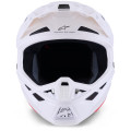 Casque Alpinestars s-m7 solid blanc | Oxmoto