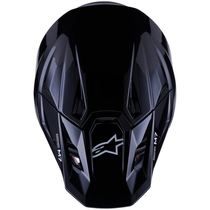Casque Alpinestars s-m7 solid noir 8301326-1180-XS | Oxmoto