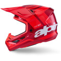 Casque Alpinestars s-m7 core rouge | Oxmoto
