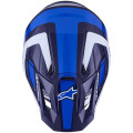 Casque Alpinestars s-m7 rise bleu/blanc | Oxmoto