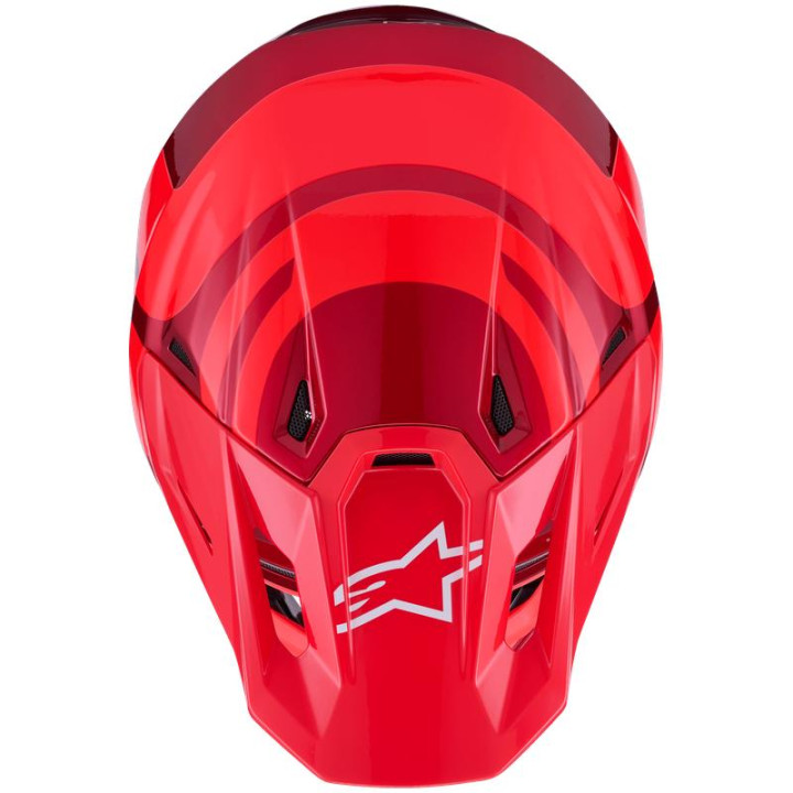 Casque Alpinestars s-m7 core rouge | Oxmoto
