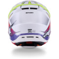 Casque Alpinestars s-m7 fuse blanc/jaune/violet | Oxmoto
