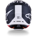 Casque Alpinestars s-m7 dasher noir/blanc mat | Oxmoto