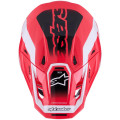 Casque Alpinestars s-m7 deed rouge/noir/blanc | Oxmoto