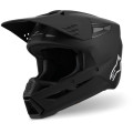 Casque Alpinestars s-m3 solid noir mat | Oxmoto