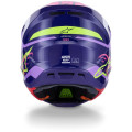 Casque Alpinestars s-m7 deed violet/rose | Oxmoto