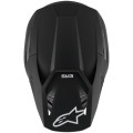 Casque Alpinestars s-m3 solid noir mat | Oxmoto
