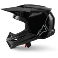 Casque Alpinestars s-m3 solid noir | Oxmoto