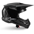 Casque Alpinestars s-m3 solid noir | Oxmoto