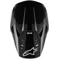 Casque Alpinestars s-m3 solid noir | Oxmoto
