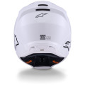 Casque Alpinestars s-m3 solid blanc | Oxmoto
