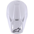 Casque Alpinestars s-m3 solid blanc | Oxmoto