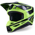 Casque Alpinestars s-m3 heat jaune/noir | Oxmoto