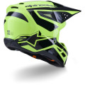 Casque Alpinestars s-m3 heat jaune/noir | Oxmoto