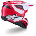 Casque Alpinestars s-m3 heat rouge/blanc/noir | Oxmoto