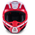Casque Alpinestars s-m3 heat rouge/blanc/noir | Oxmoto