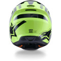 Casque Alpinestars s-m3 heat jaune/noir | Oxmoto