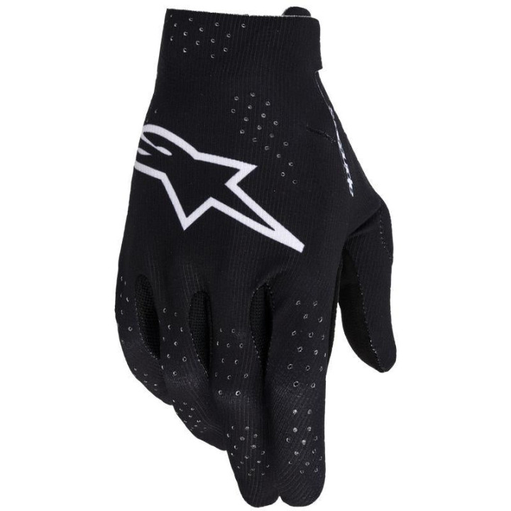 Gants Alpinestars supertech noir/blanc | Oxmoto
