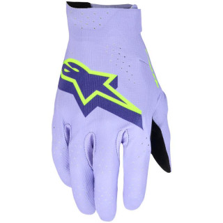 Gants Alpinestars supertech violet/jaune | Oxmoto