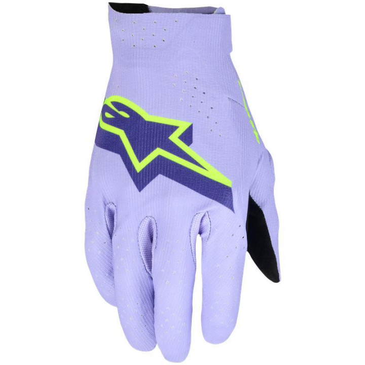Gants Alpinestars supertech violet/jaune | Oxmoto