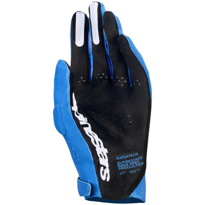 Gants Alpinestars supertech bleu/blanc | Oxmoto