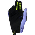 Gants Alpinestars radar violet/jaune | Oxmoto