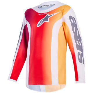 Maillot enfant Alpinestars fluid portl rouge/gris | Oxmoto