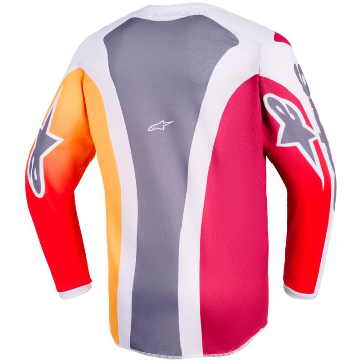 Maillot enfant Alpinestars fluid portl rouge/gris | Oxmoto