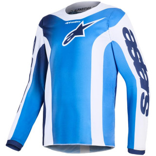 Maillot enfant Alpinestars fluid portl bleu/blanc | Oxmoto