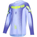 Maillot enfant Alpinestars supertech scenz violet/jaune