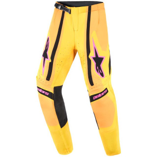 Pantalon enfant Alpinestars supertech nomur orange/jaune/rose
