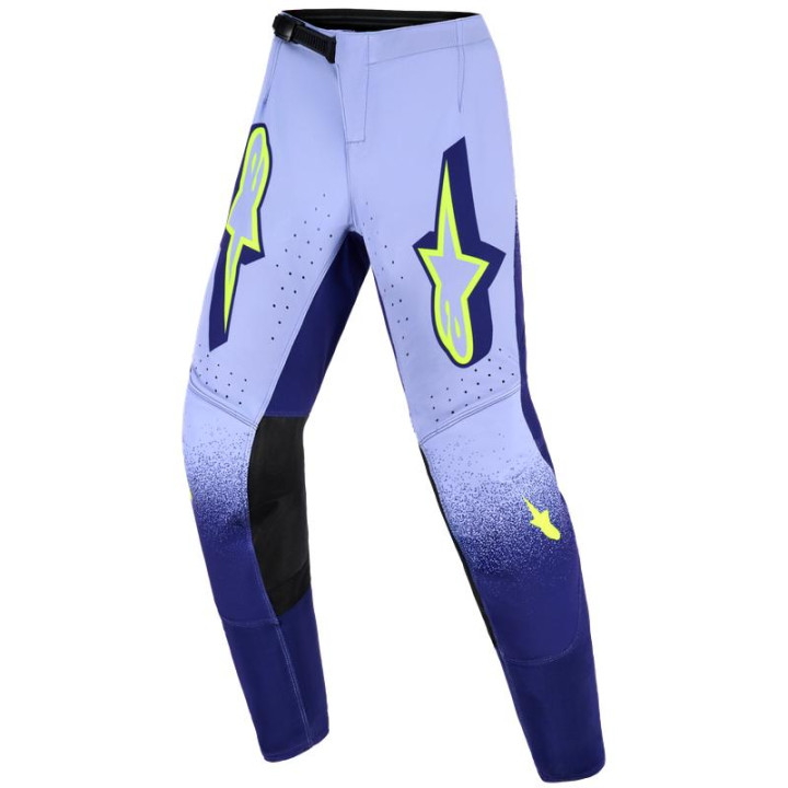 Pantalon enfant Alpinestars supertech scenz violet/jaune