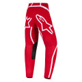 Pantalon enfant Alpinestars fluid apex rouge/blanc | Oxmoto