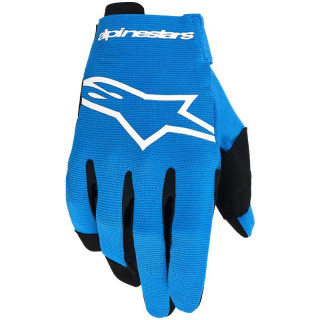 Gants enfant Alpinestars radar bleu/blanc | Oxmoto