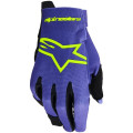 Gants enfant Alpinestars radar violet/jaune | Oxmoto