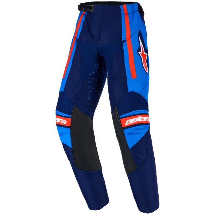 Pantalon kid Alpinestars racer nomur navy/orange/bleu
